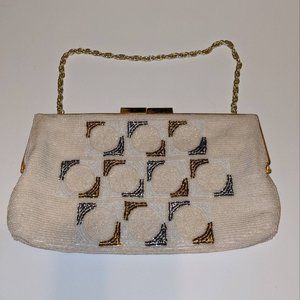 Vintage Walbaeg (made in Hong Kong) beaded clutch purse